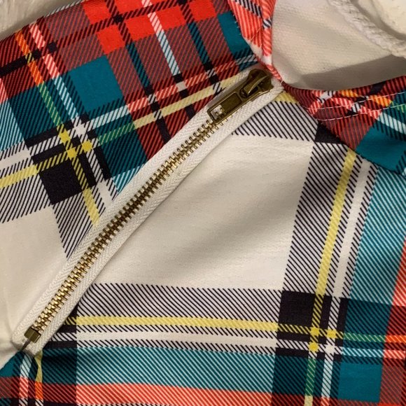 Plaid Thumbhole Double Hooded Cowl. Neck Shirt - Picture 5 of 12